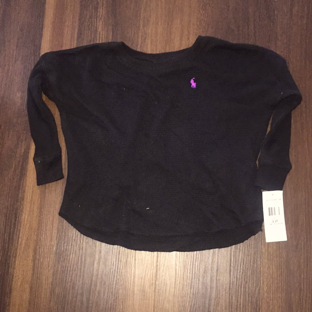 Ralph Lauren Long Sleeve Waffle Knit Thermal Shirt NWT